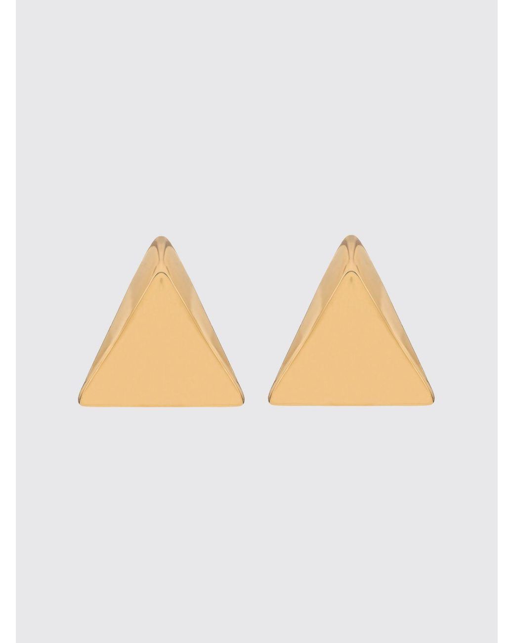 FEDERICA TOSI Yellow Triangular Pendant Earrings