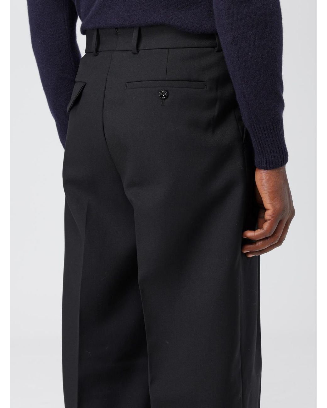McQueen Black Trousers for men