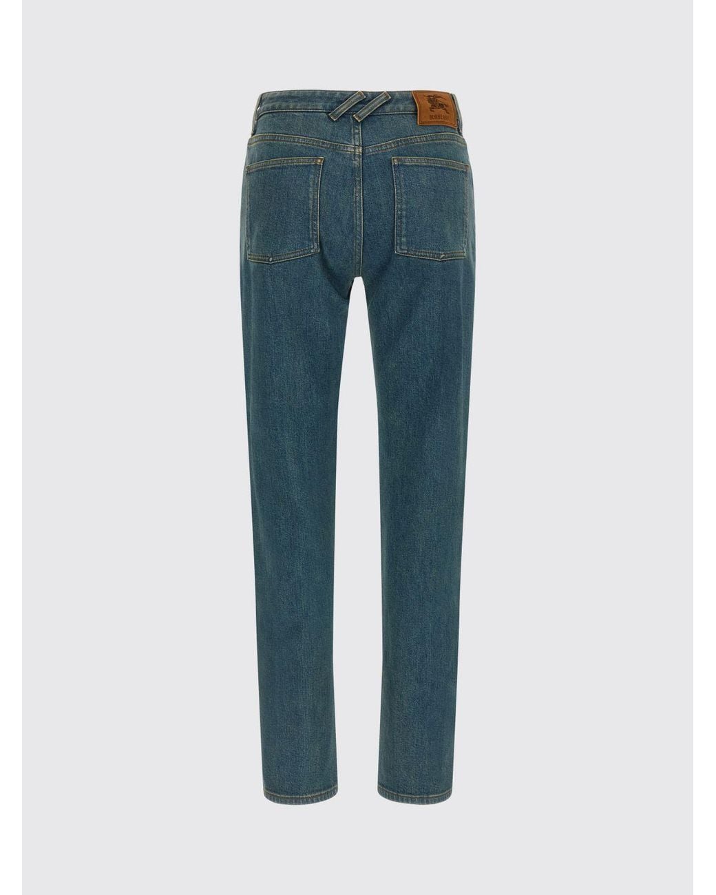 Burberry Blue Stretch Denim Slim Fit Jeans