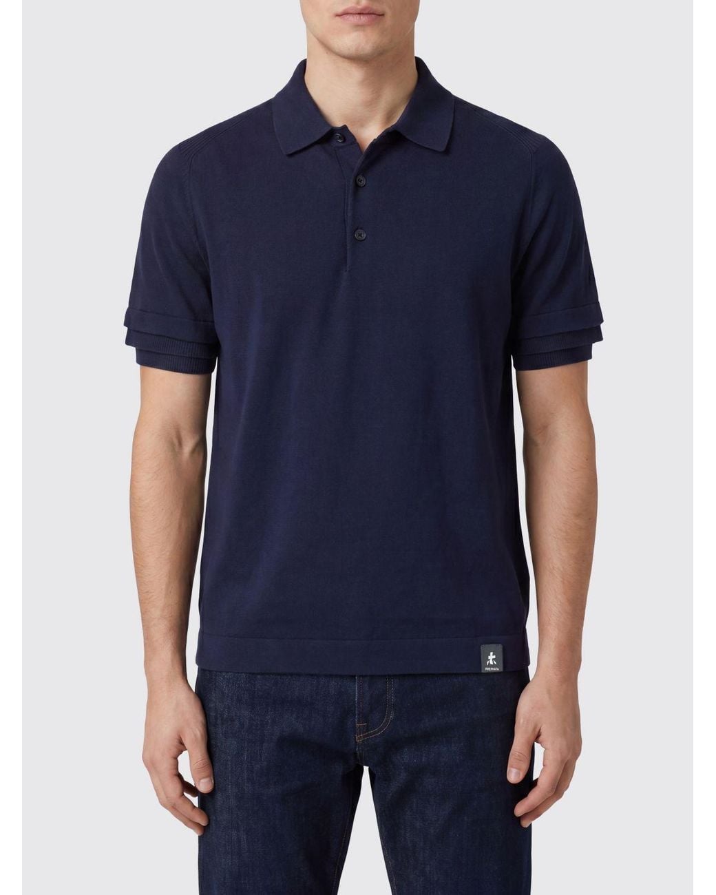 Premiata Blue Polo Shirt for men