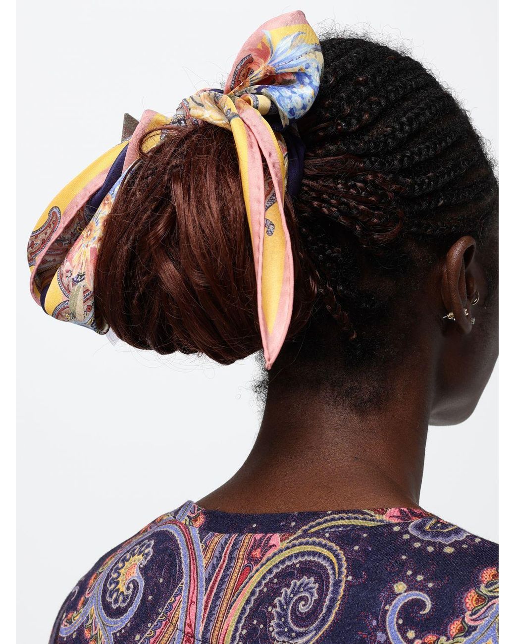 Etro Blue Scarf