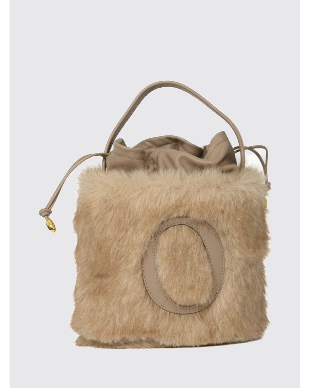 Orciani Natural Her-O Mini Bucket Bag