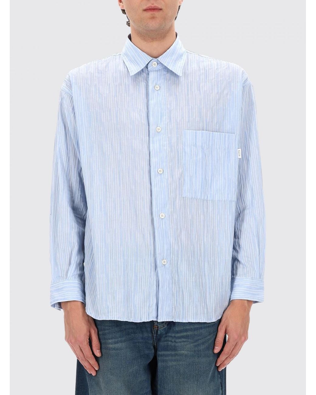 Camicia di AMISH in Blue da Uomo