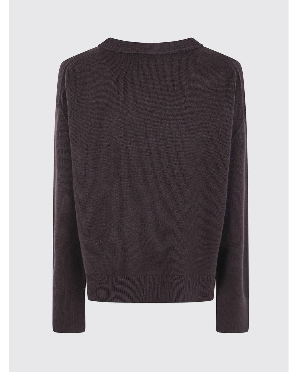 Mrz Multicolor Dropped Shoulder Virgin Wool And Cashmere Crewneck Jumper