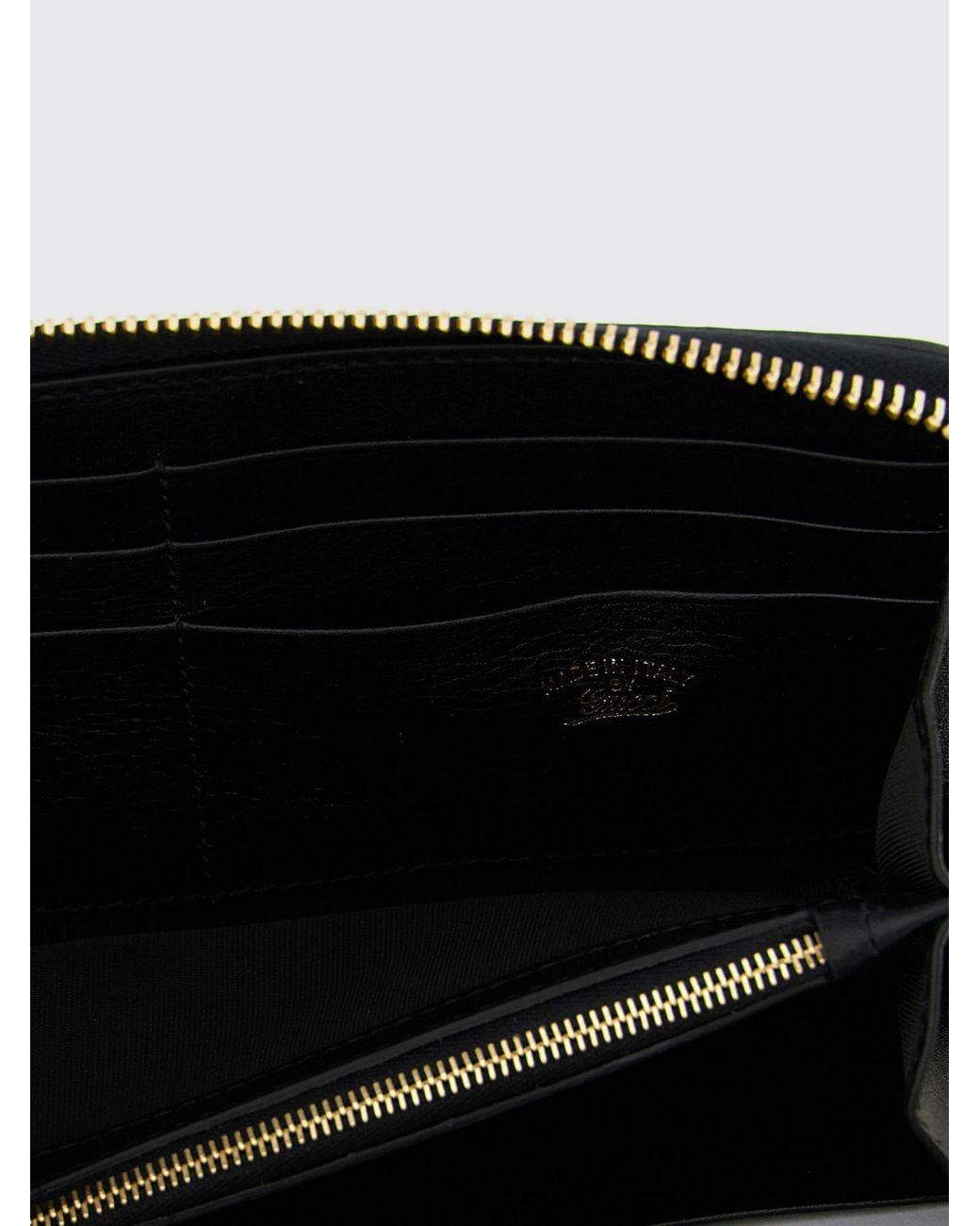 Gucci Black Horsebit Web Continental Calfskin Zip Wallet