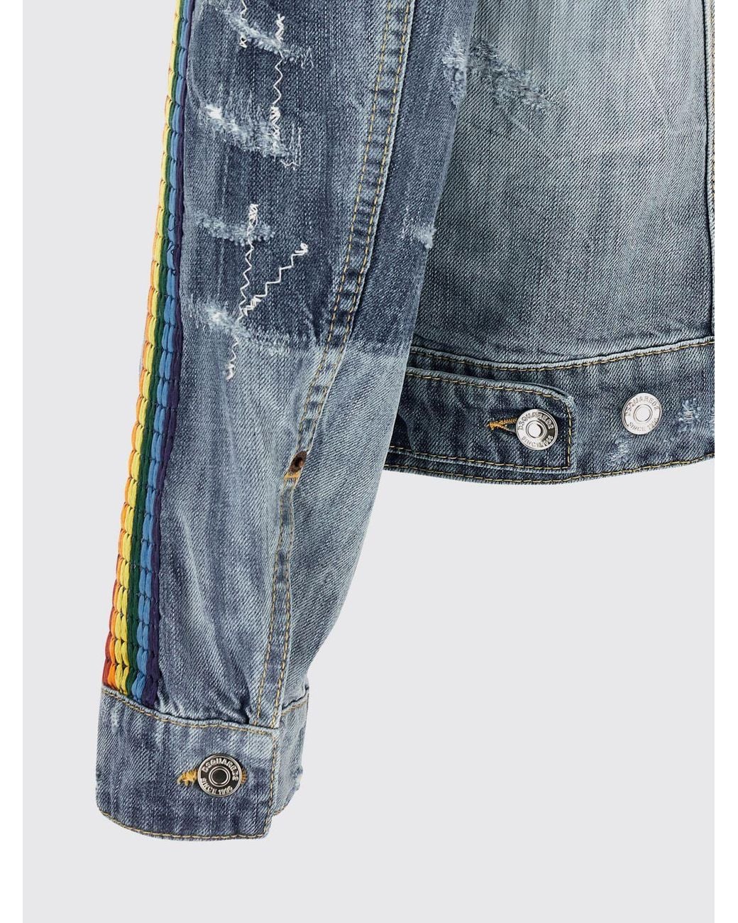 DSquared² Blue Jacket for men