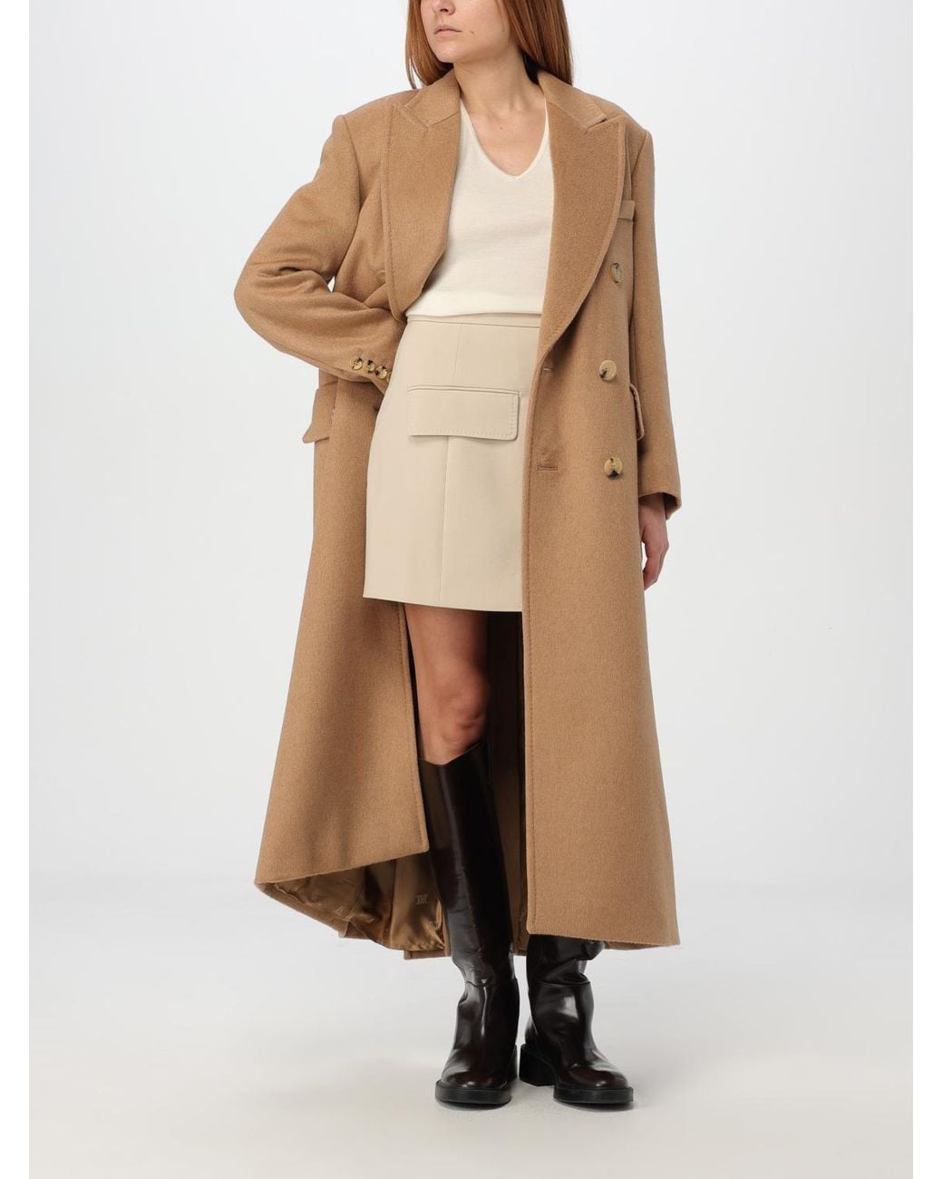 Abrigo Mujer Max Mara de color Natural
