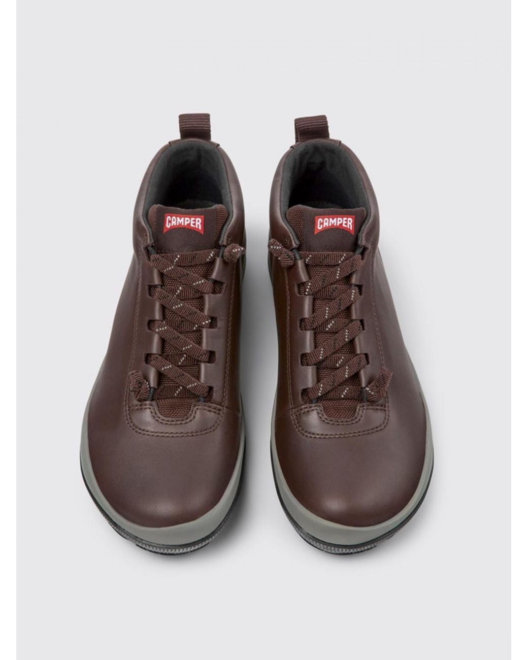 Camper Brown Peu Pista Gore-Tex Leder-Sneakers