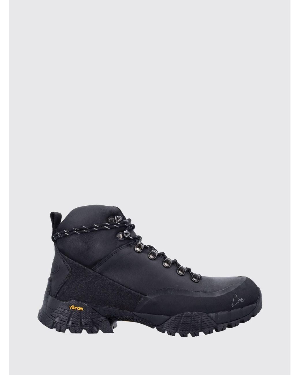 Roa Blue Andreas Lace-Up Leather Ankle Boots With Vibram Sole for men