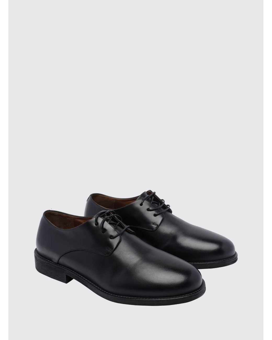 Marsèll White Pugno Smooth Leather Derby Shoes With Leather And Rubber Sole for men