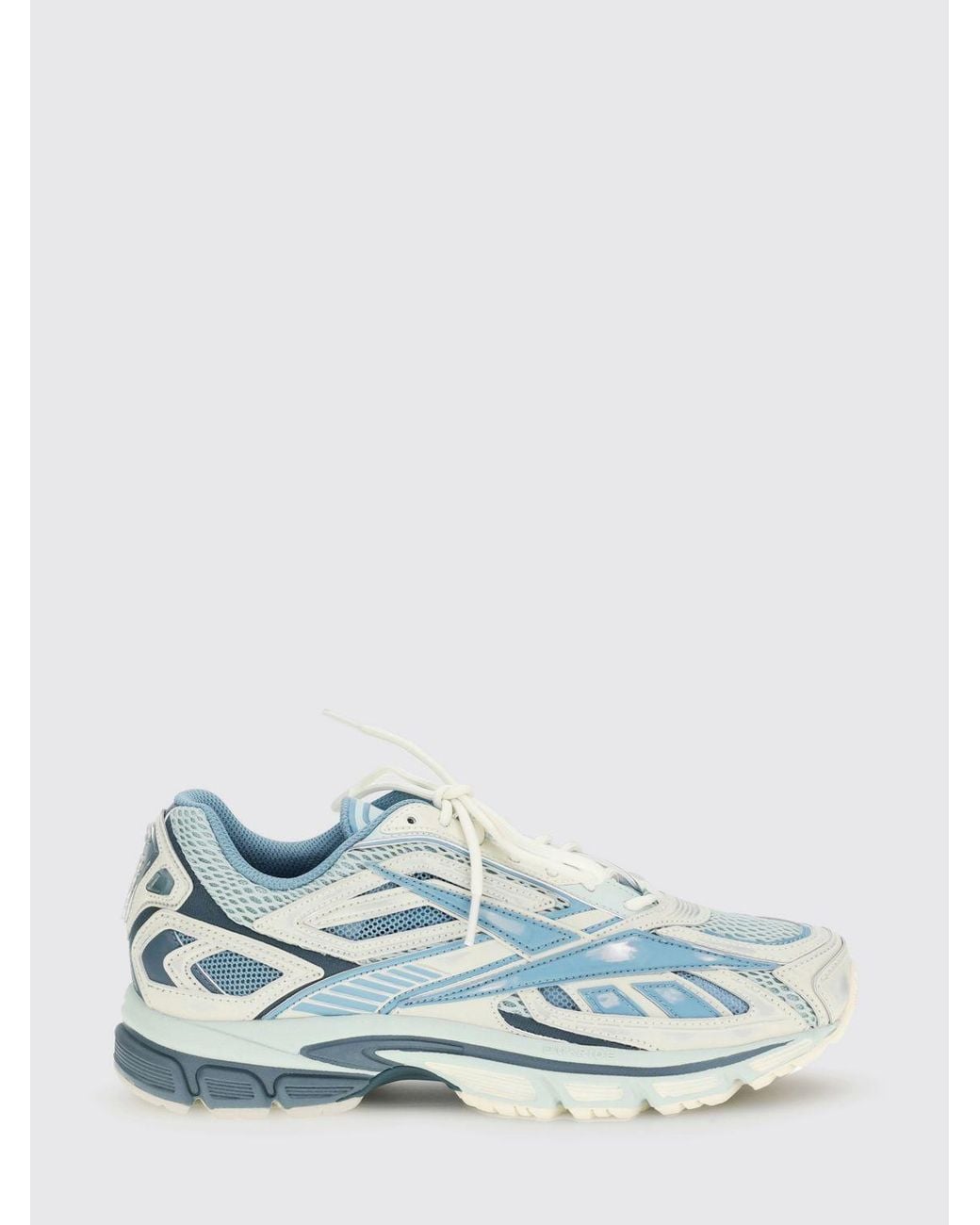 Reebok Blue Premier Road Ultra Ltd Used Mesh And Rubber Sneakers for men