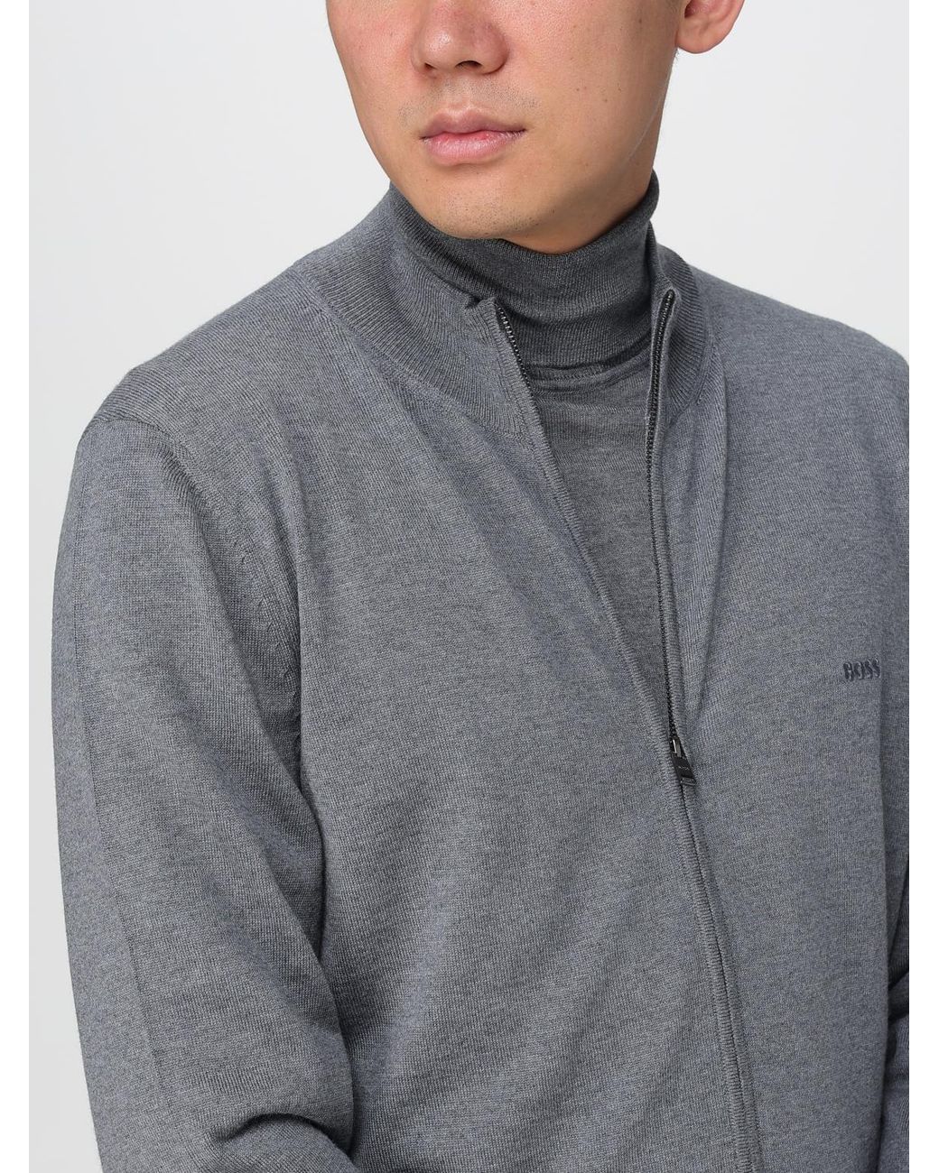 Boss Gray Jumper for men