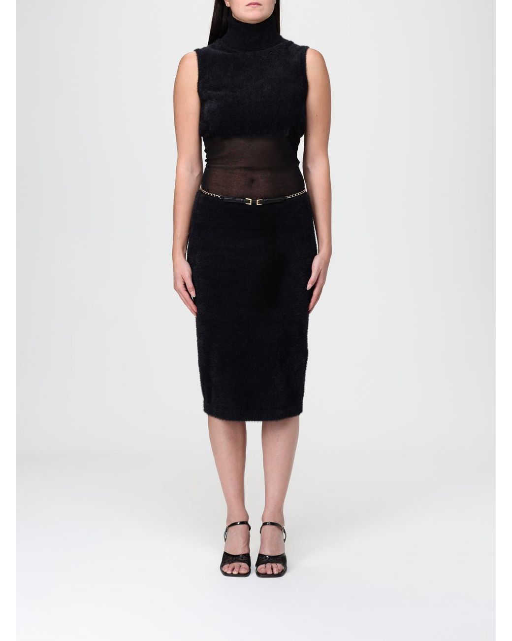 Elisabetta Franchi Black Dress