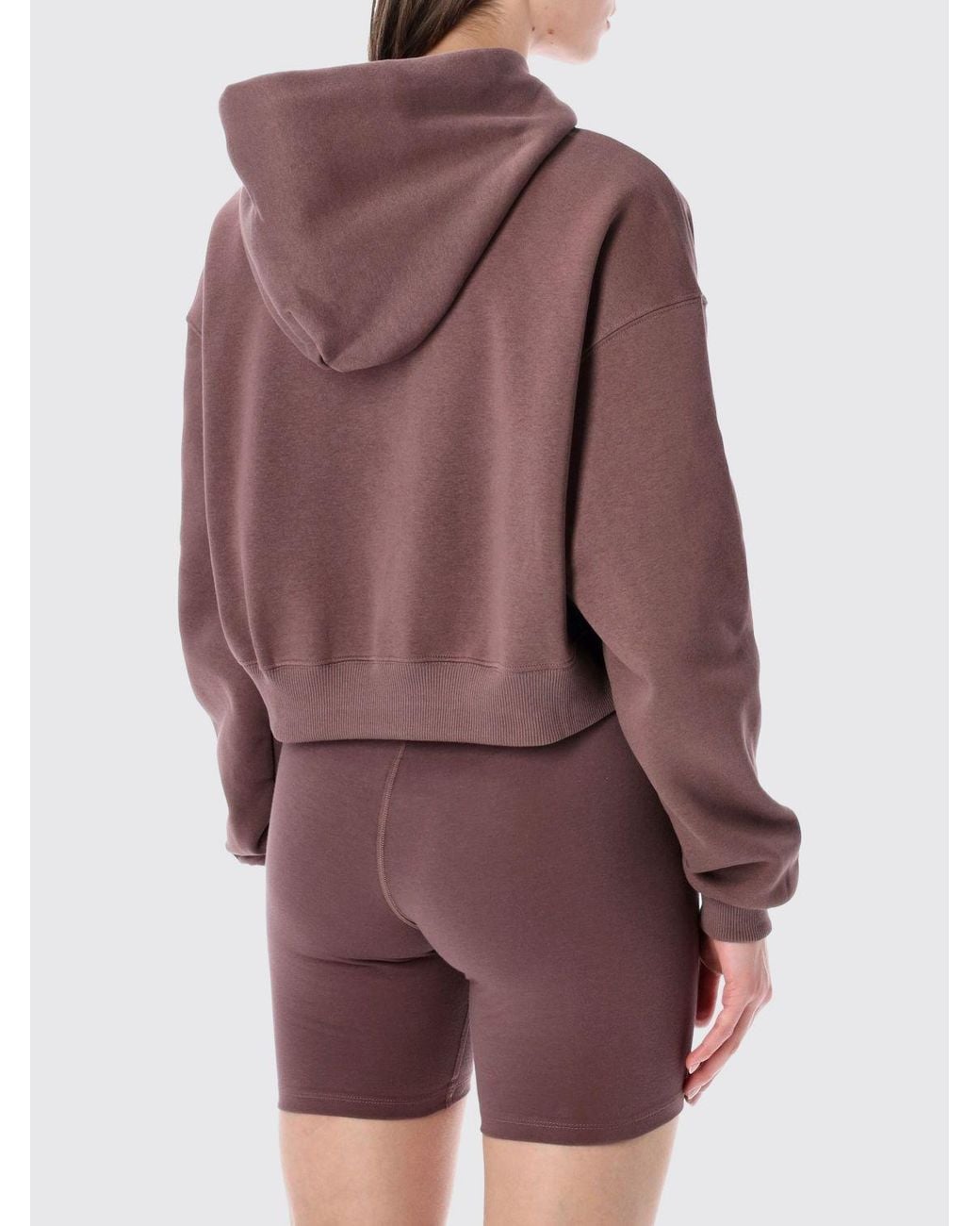 Nike Purple Phoenix Fleece Cotton Blend Sweatshirt