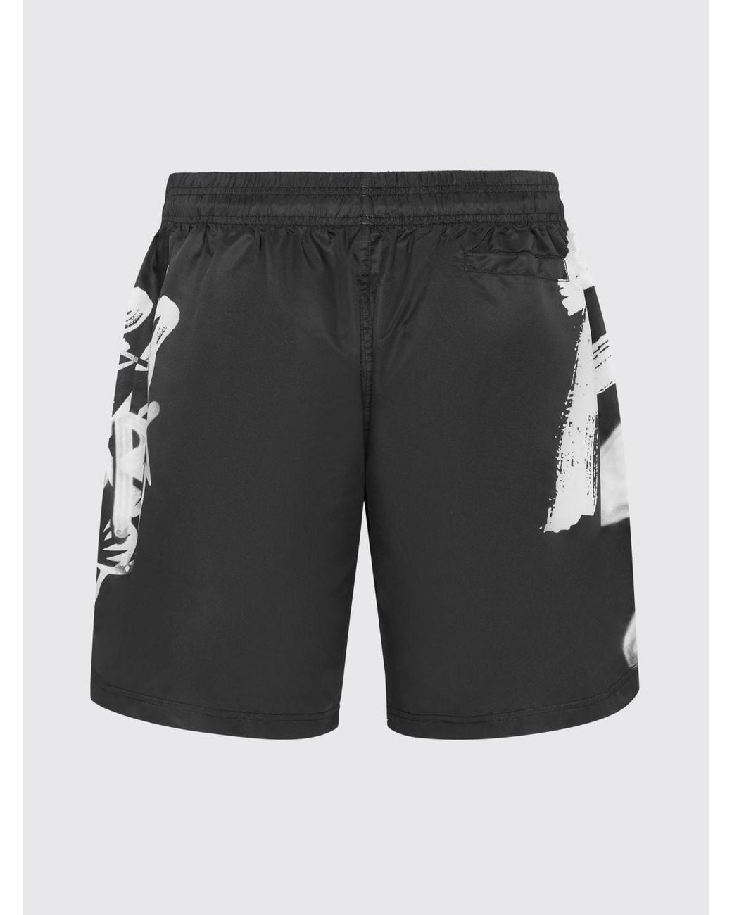 Philipp Plein Black Stretch Technical Fabric Jogging Shorts for men