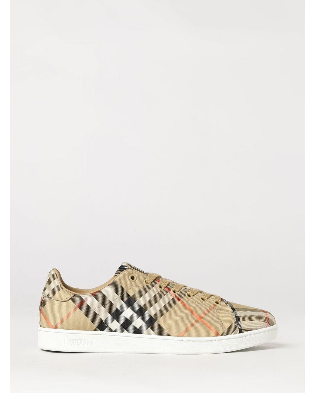 Burberry Natural Low-Top Trainers for men