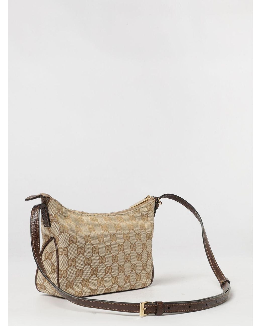 Gucci Natural Lady Lunetta Mini Gg Supreme Shoulder Bag