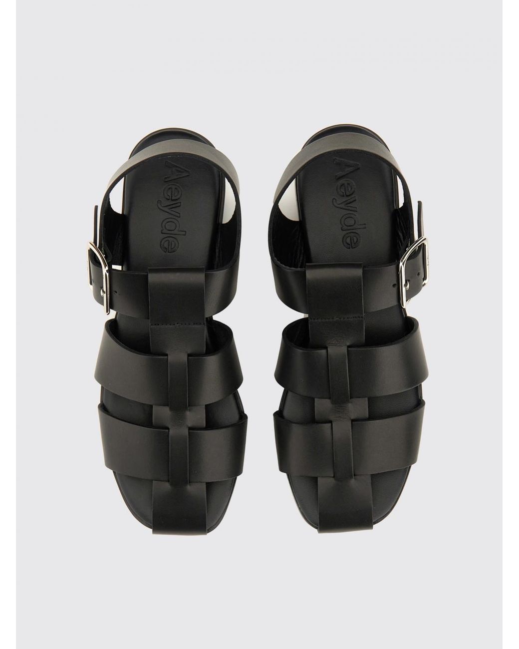 Aeyde Black Sandalen