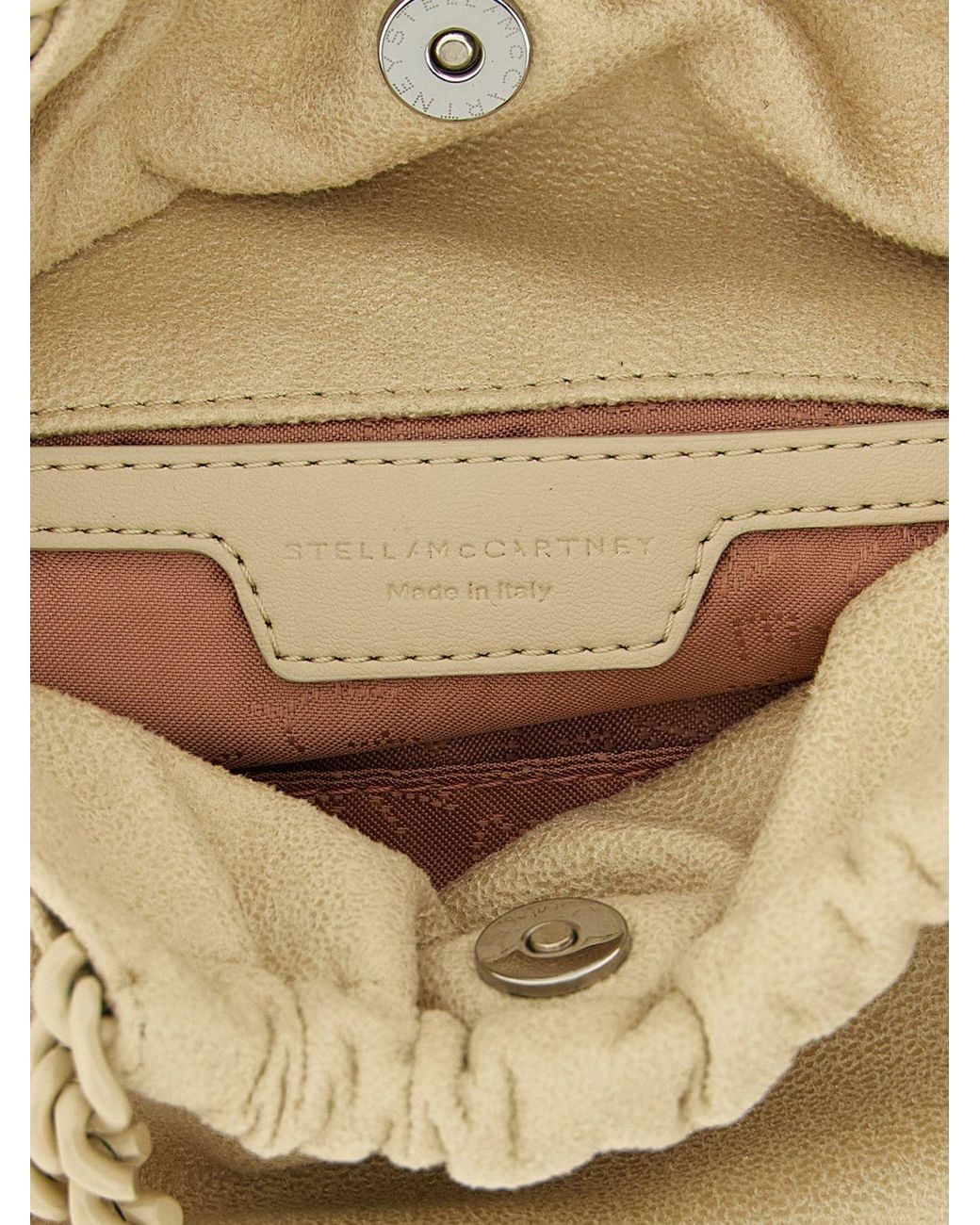 Stella McCartney Natural Falabella Faux Suede Leather Mini Handbag
