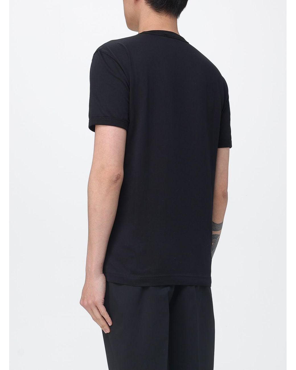 Dolce & Gabbana Black Dolce &Amp Gabbana Cotton T-Shirt for men