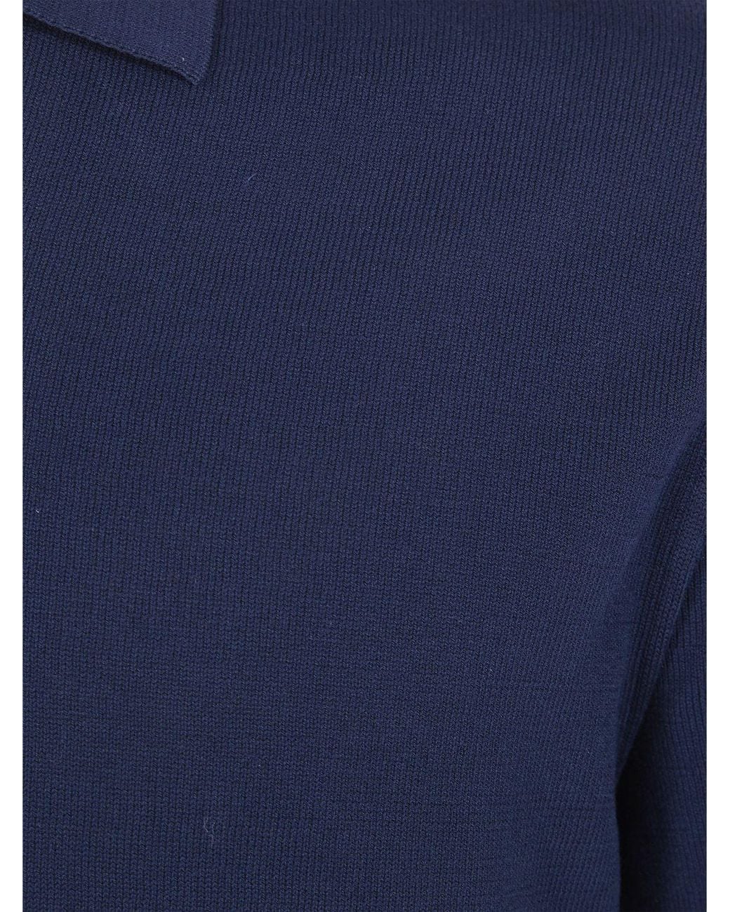 Dondup Blue Cotton Knit Polo Shirt for men