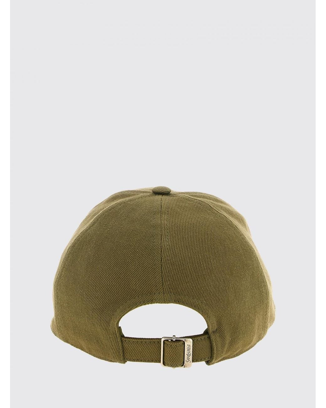 Saint Laurent Green Cassandre Cotton Twill Hat for men