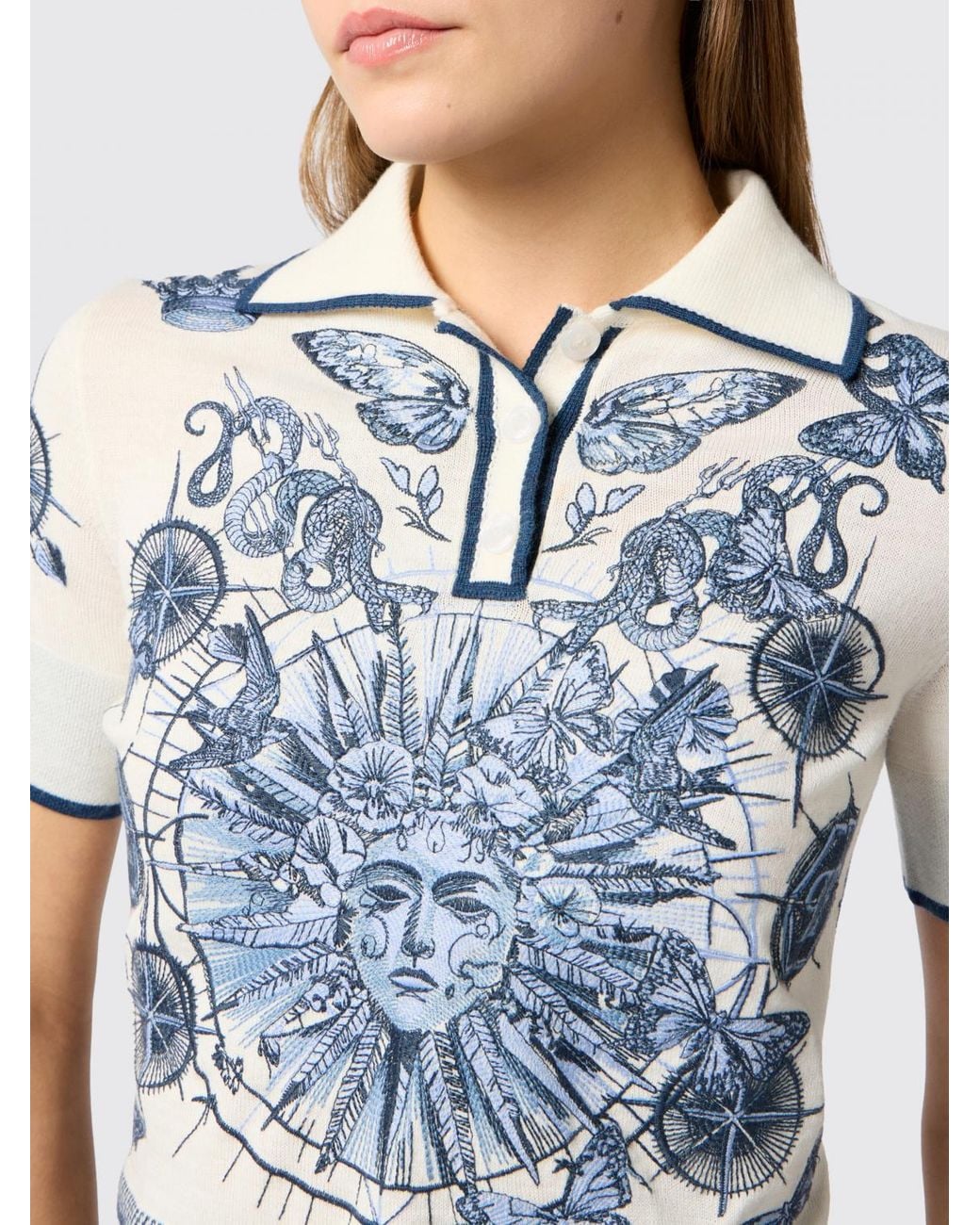 Polo Mujer Philipp Plein de color Blue