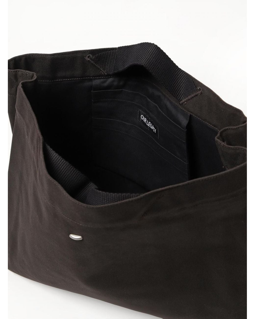 Borsa Oblungo di Our Legacy in Black da Uomo