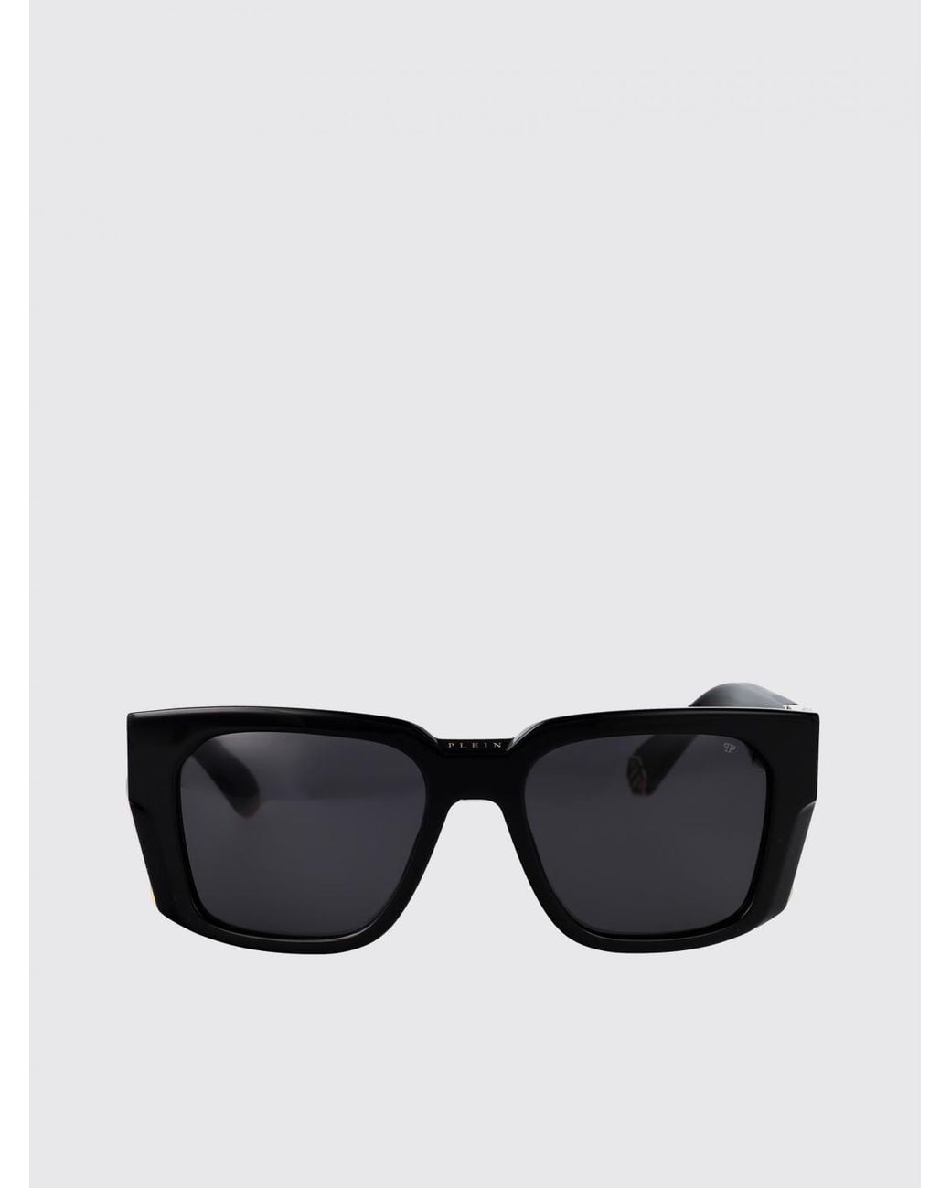 Philipp Plein Black Spp130M Sunglasses Square Frame