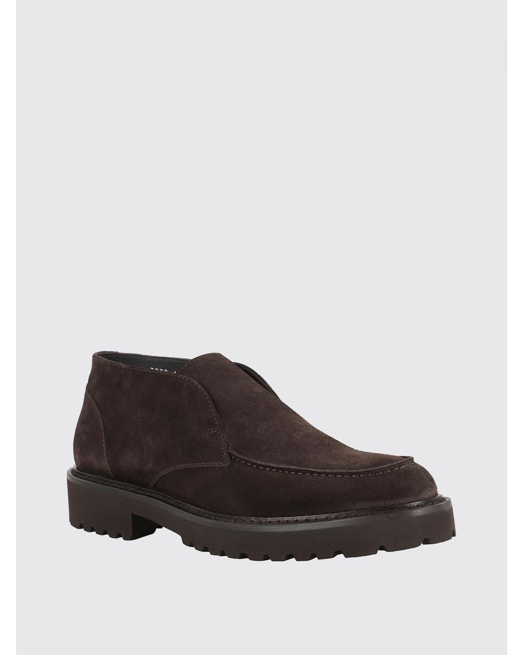 Doucal's Brown Suede Chukka Boots for men