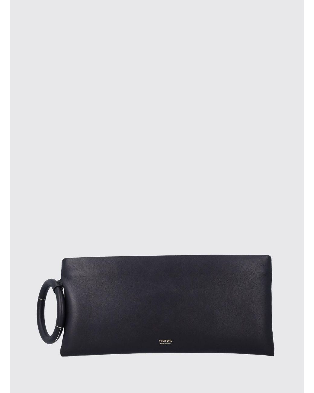 Tom Ford Black Aura Leather Clutch