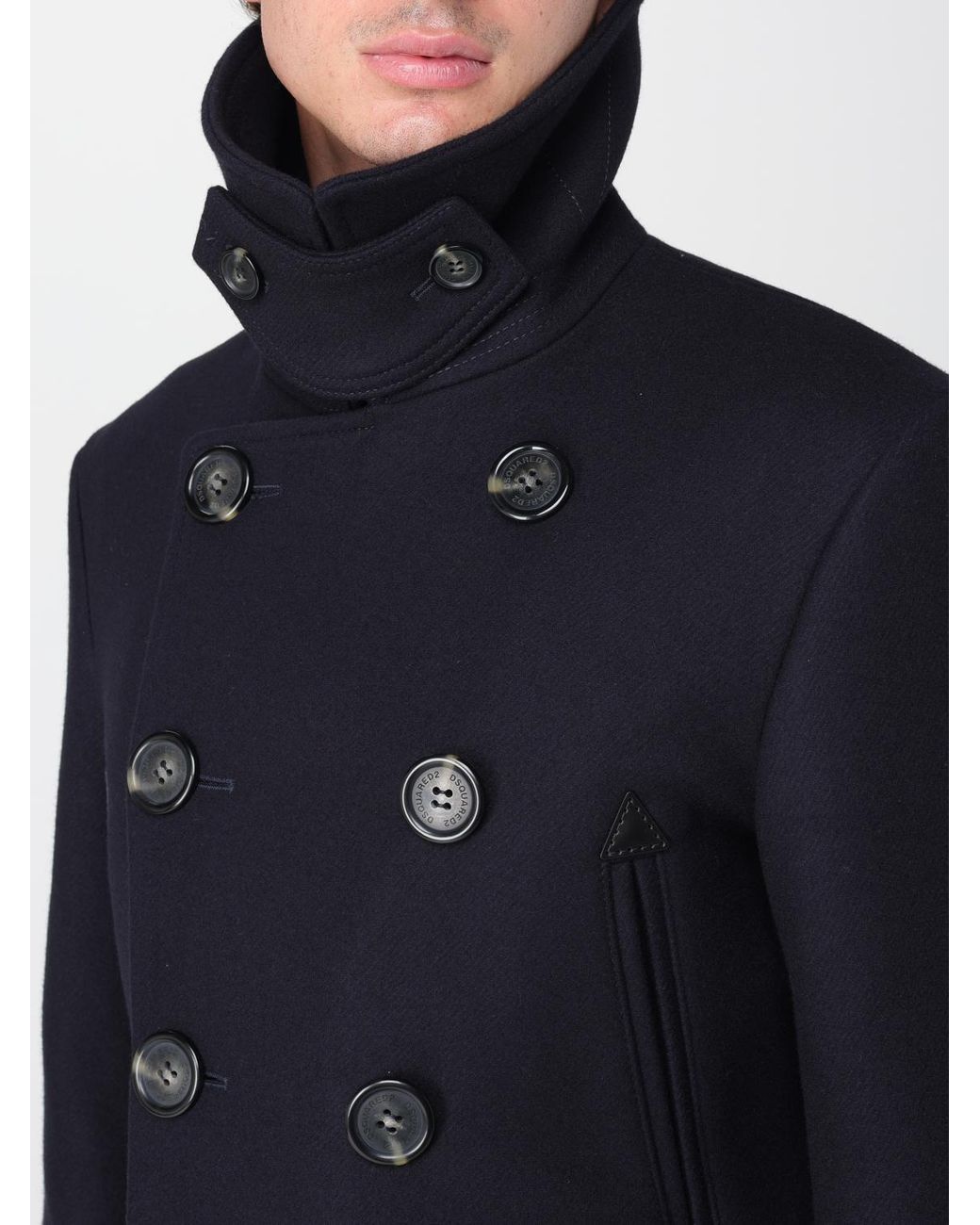 DSquared² Blue Coat for men