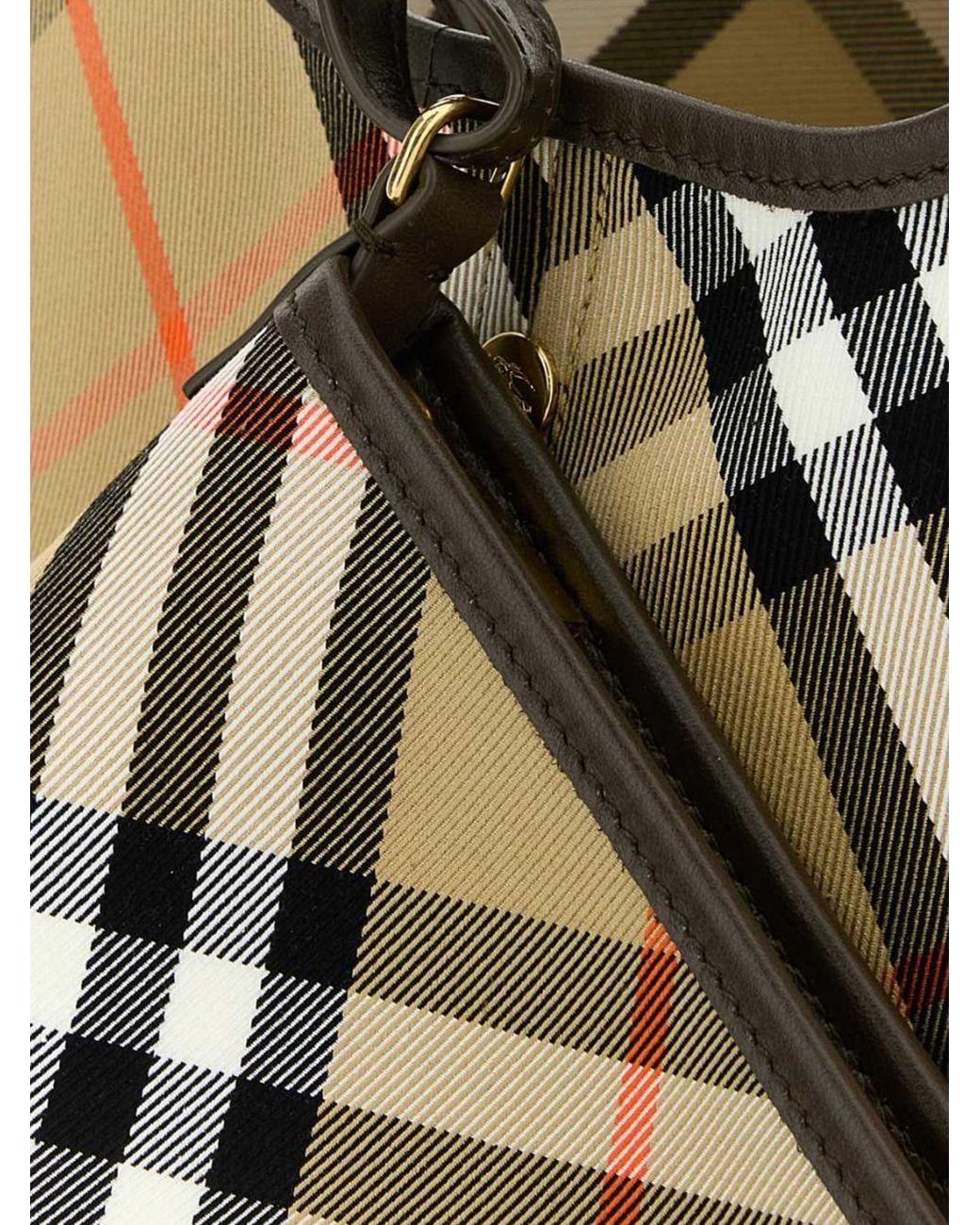 Burberry Metallic Small Tote Bag