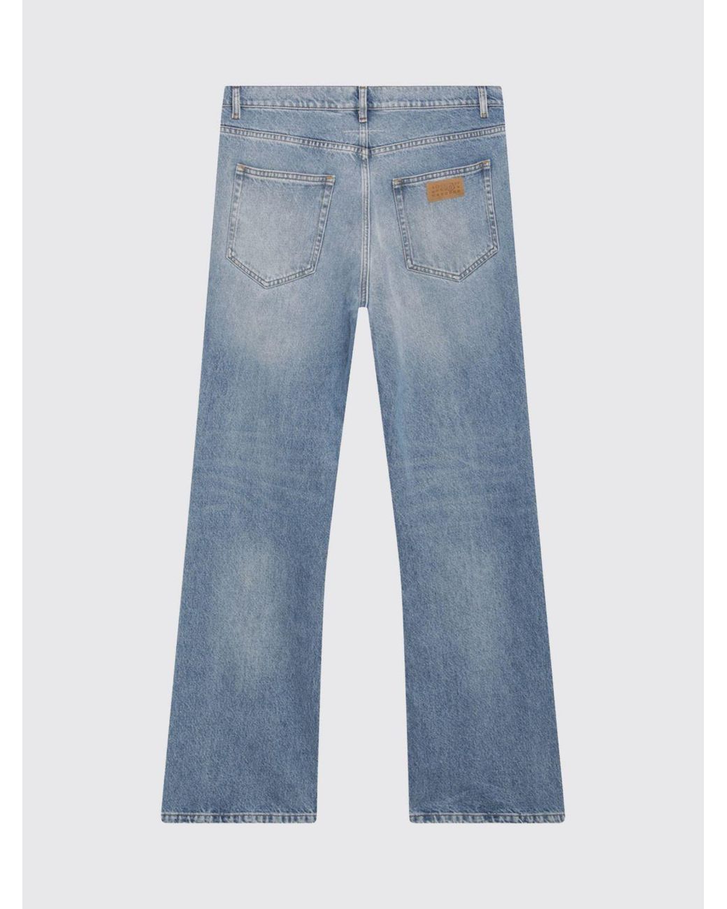 MM6 by Maison Margiela Blue Mid-Rise Bootcut Jeans for men