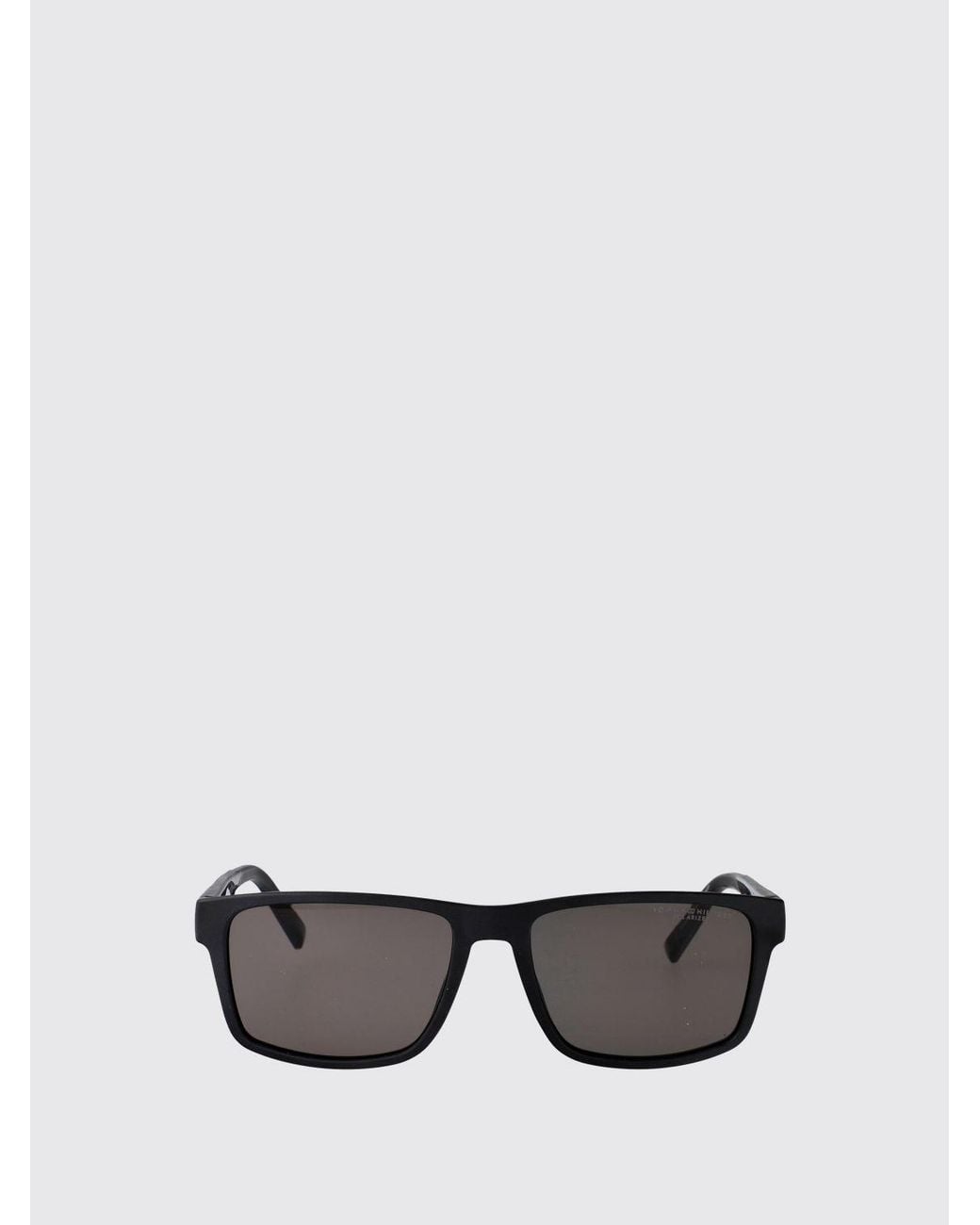 Tommy Hilfiger Gray Aviator Acetate Sunglasses With Contrasting Logo for men