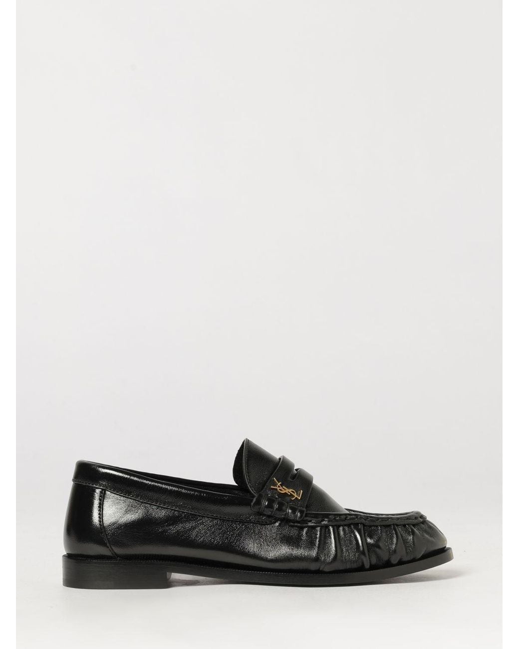 Saint Laurent White Le Loafer Penny Loafers