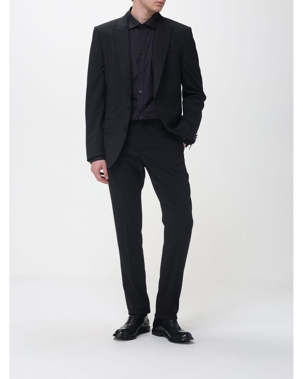Dolce & Gabbana Blue Dolce &Amp Gabbana Single Breasted Virgin Wool Blazer for men