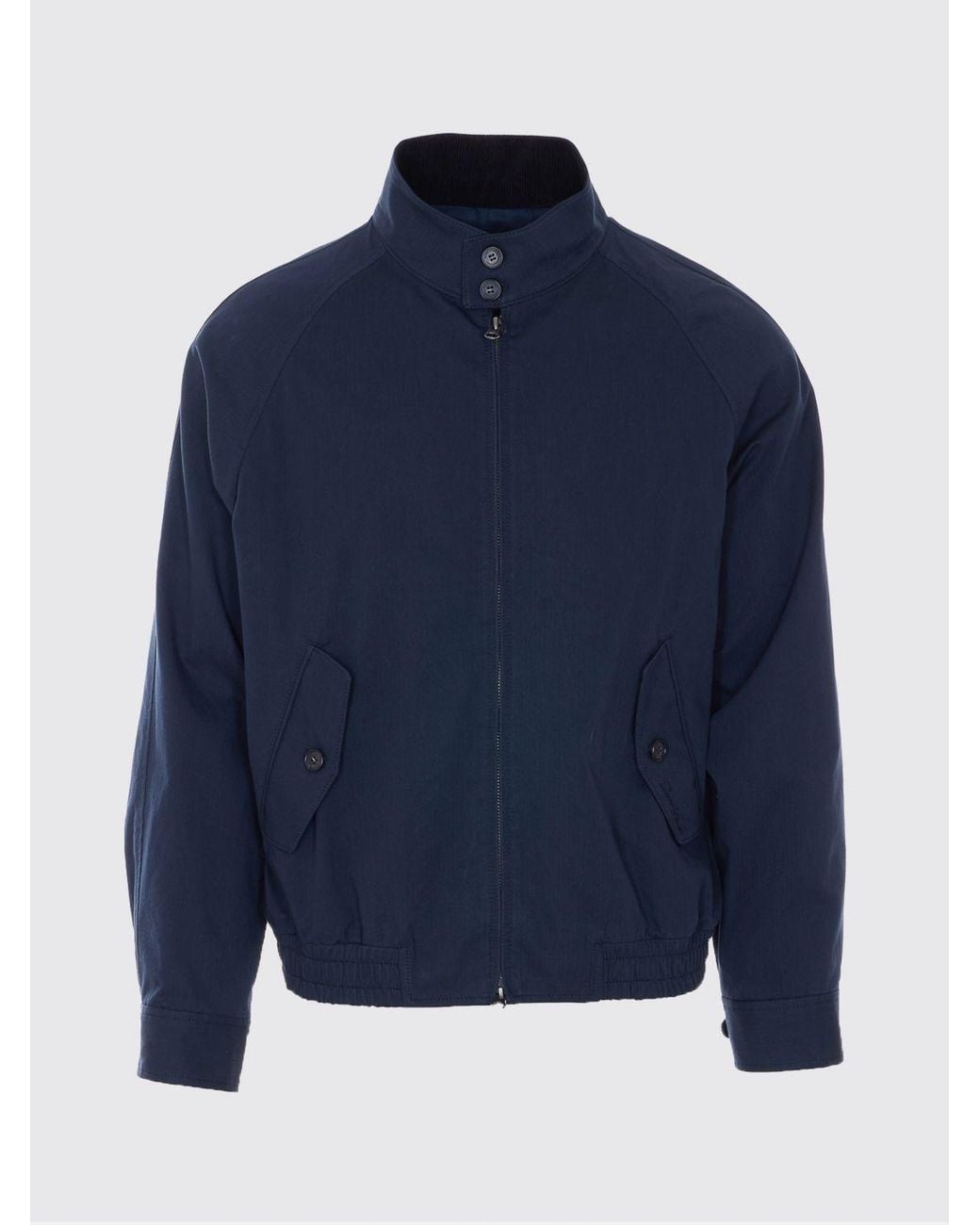 DUNST Blue Cotton Blend Jacket By for men