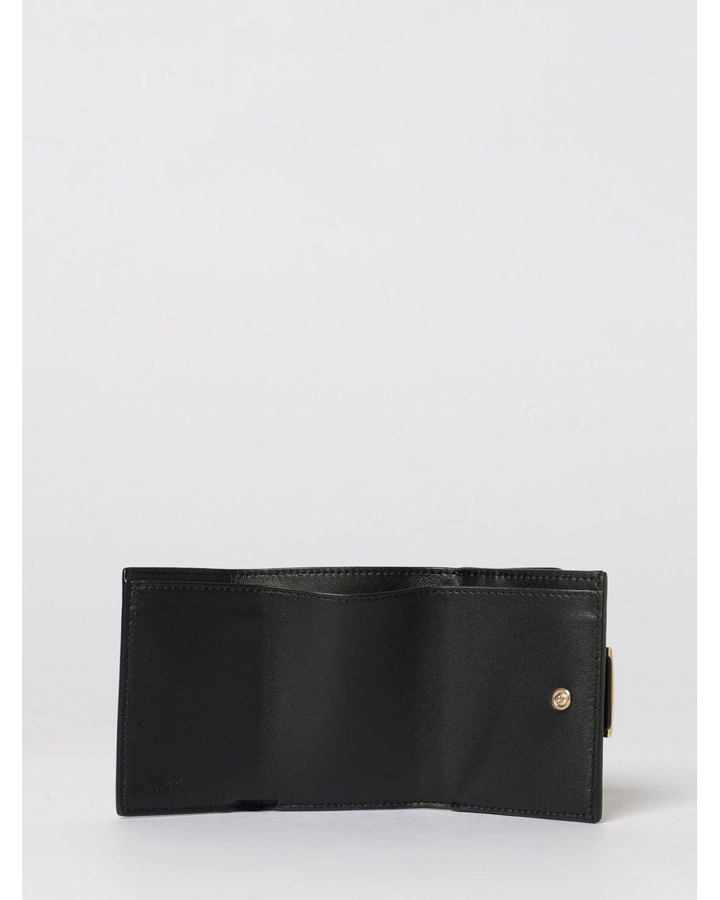 Fendi Black Baguette Micro Ff Wallet
