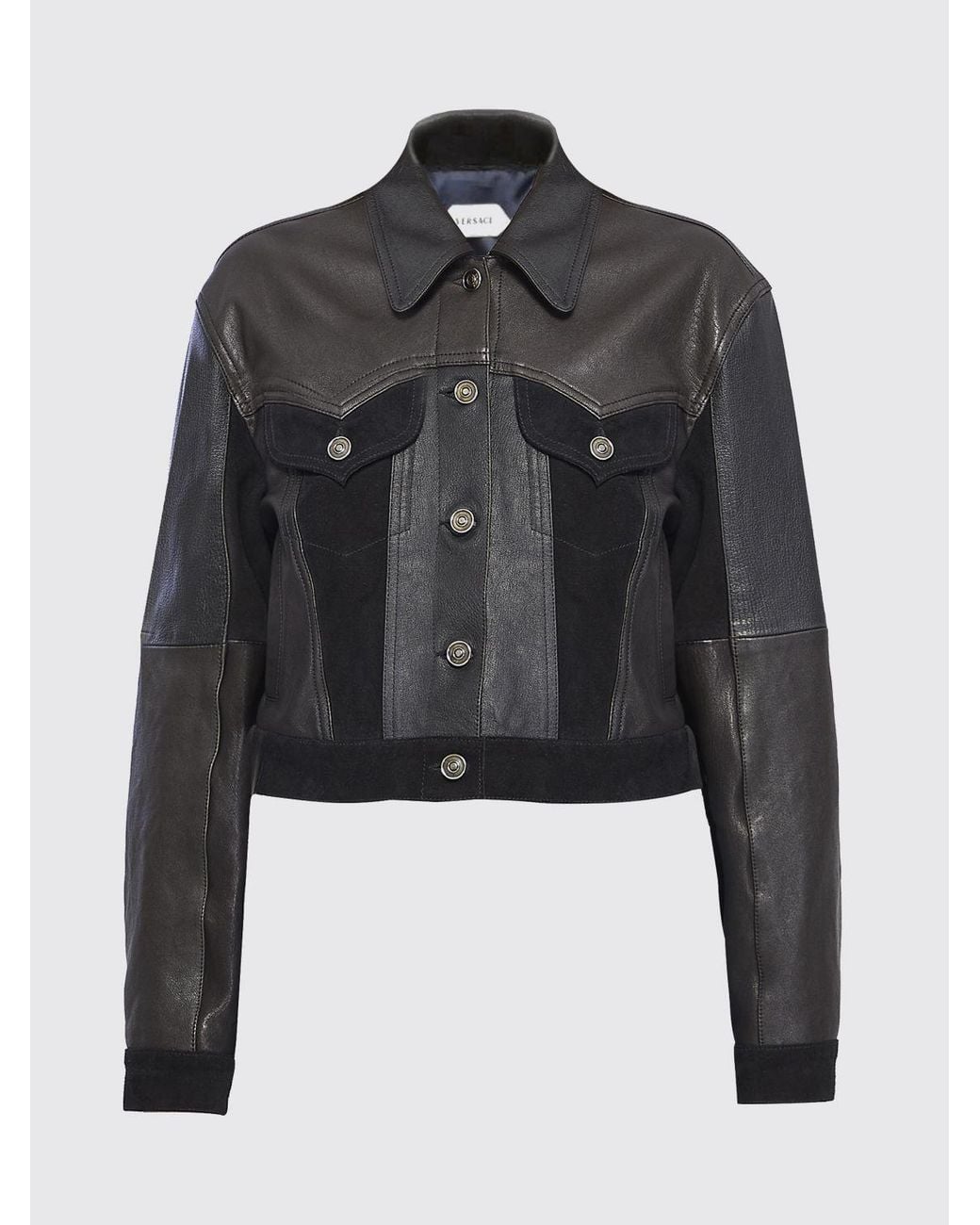 Versace Black Leather Jacket