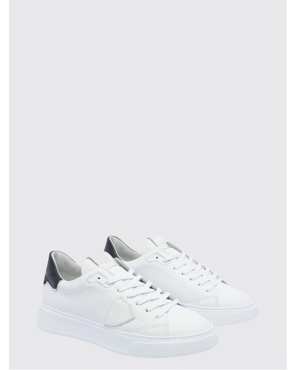 Philippe Model White Temple Leather Sneakers for men
