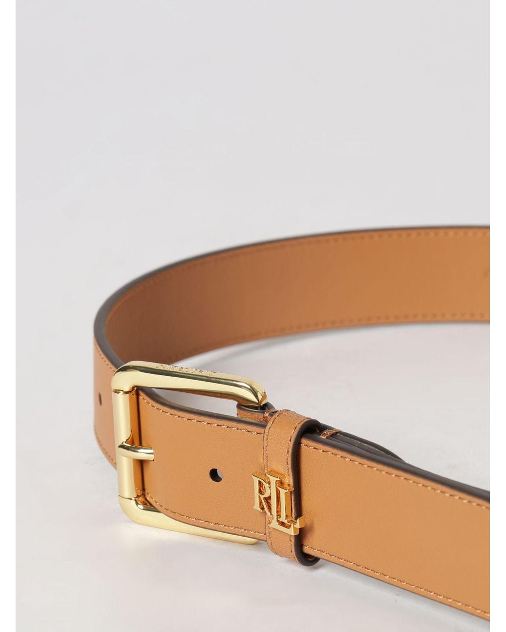 Cinturón Mujer Ralph Lauren de color Brown