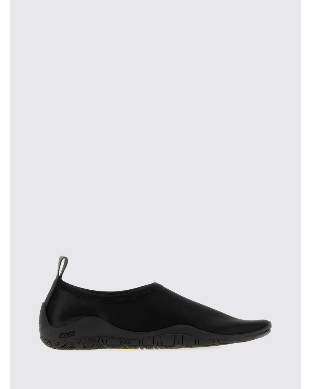 Jil Sander White Elbe Satin Slip-On Trainers With Contrasting Vibram Sole