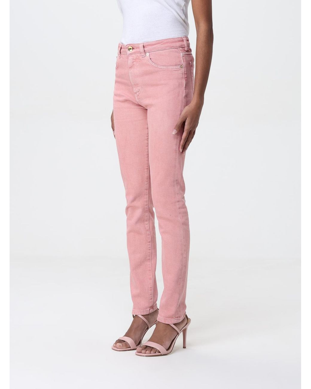 Dolce & Gabbana Pink Skinny Denim Jeans