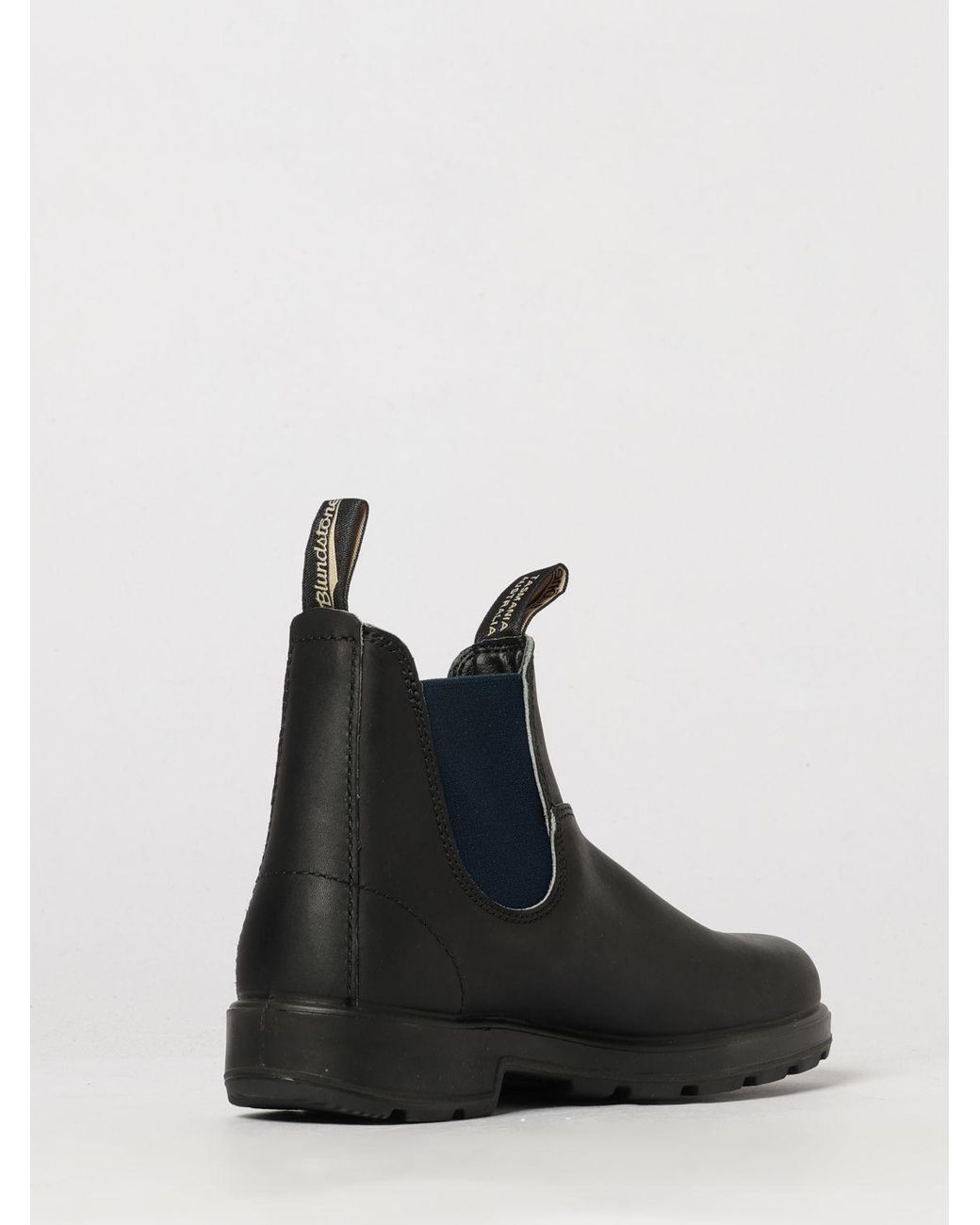 Blundstone Black 1917 Smooth Leather Chelsea Boots With Double Pull Tabs for men