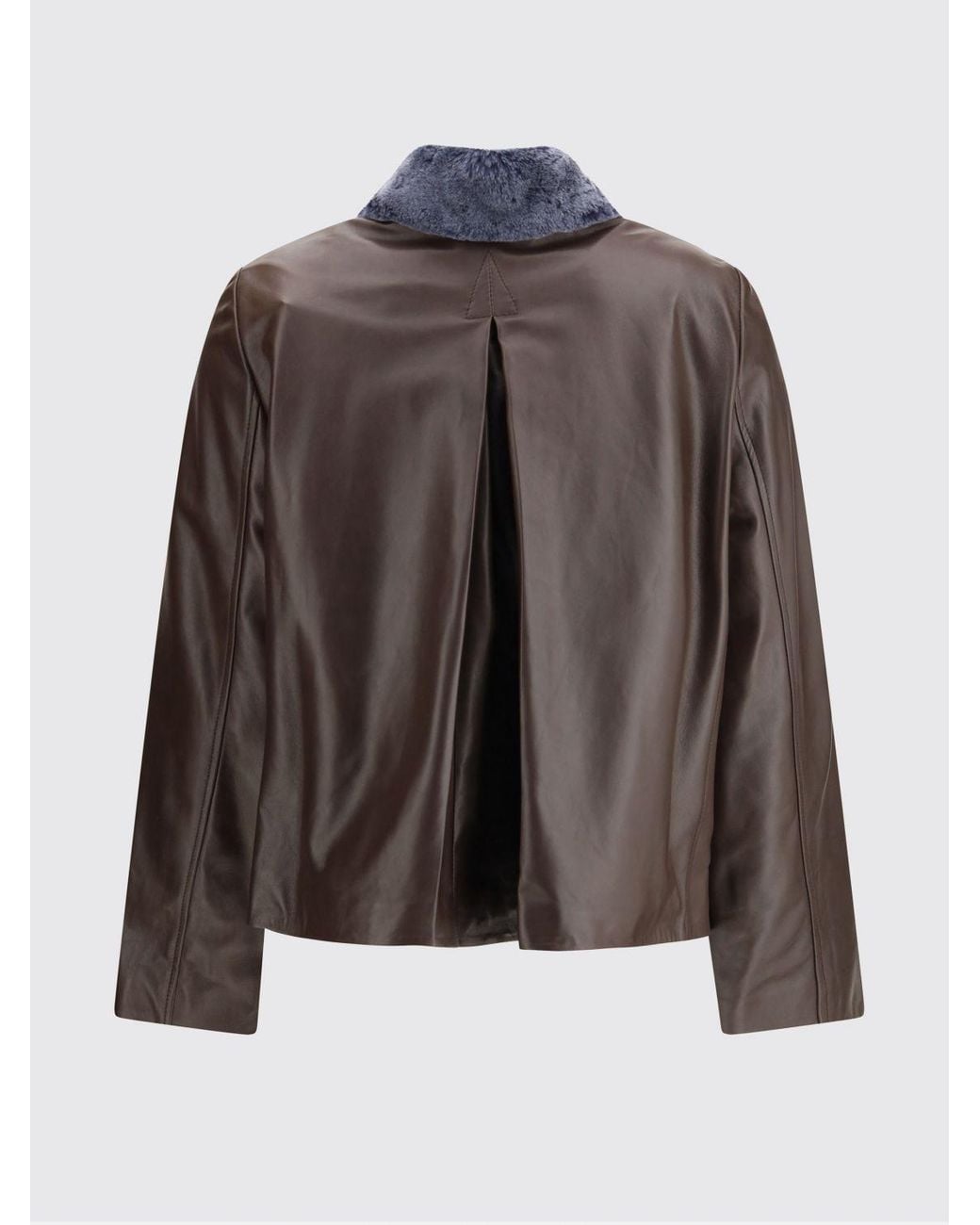 Chaqueta De Piel Marni de color Brown
