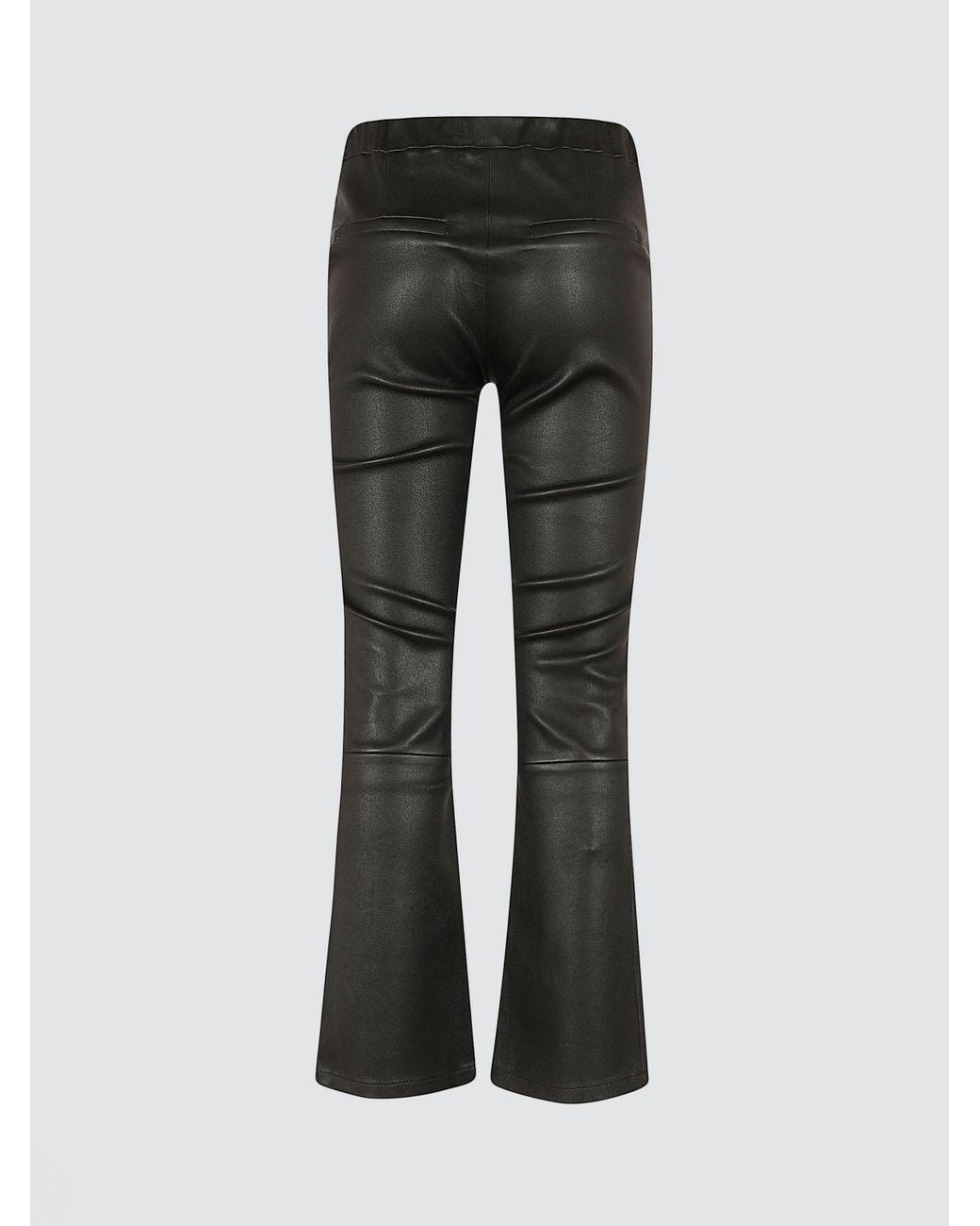 Arma Black Mid-Rise Flared Trousers