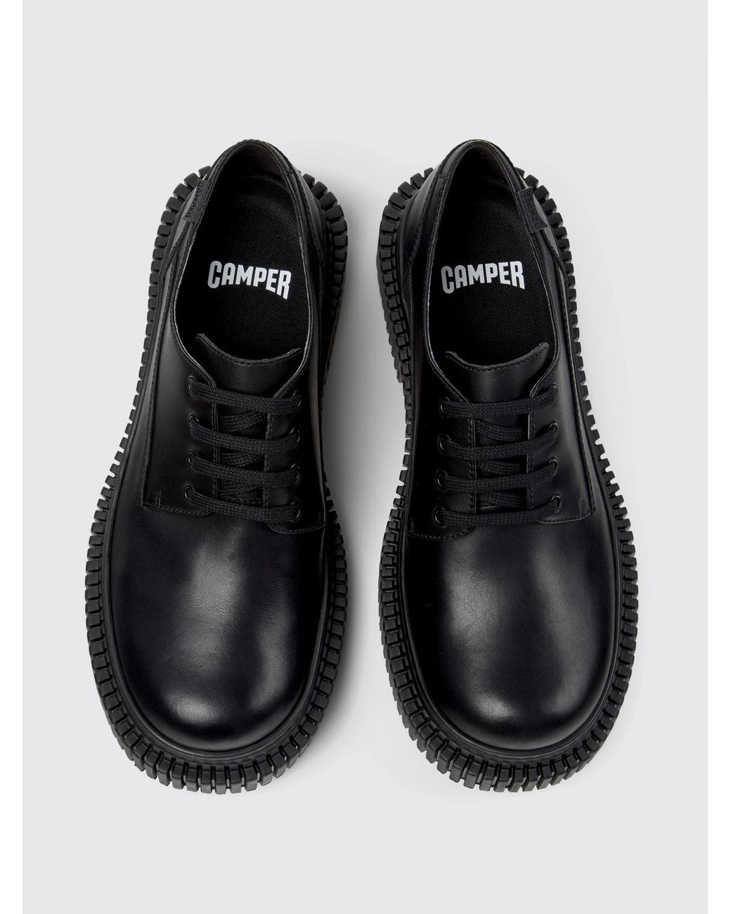 Camper White Pix Berlin Leather Derby Shoes for men