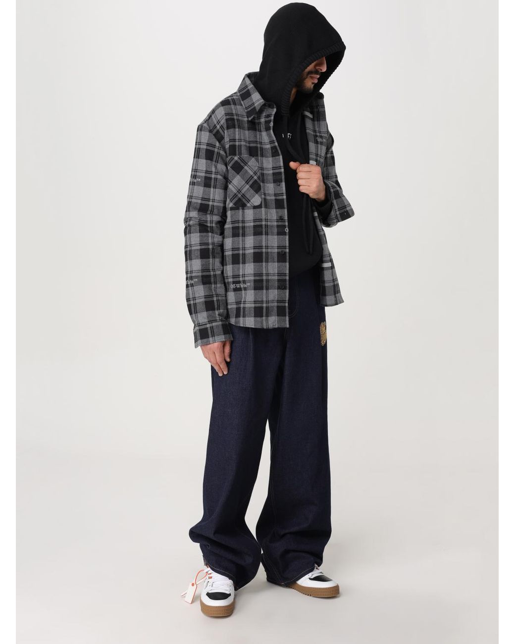 Off-White c/o Virgil Abloh Gray Shirt for men
