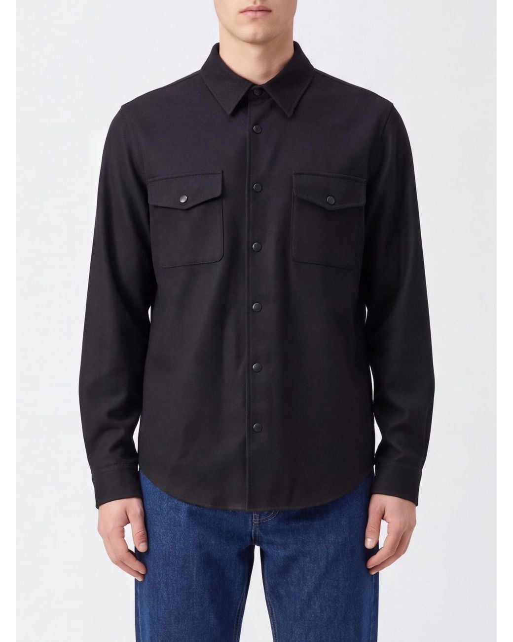Giacca A Camicia di Aspesi in Blue da Uomo